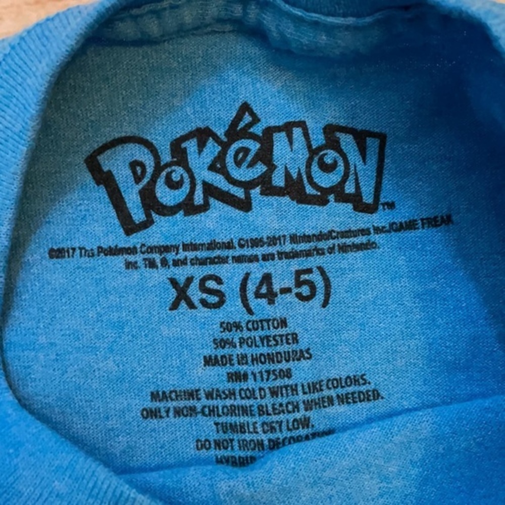 Boys Pokémon t shirt size (XS) 4-5 - Picture 4 of 5